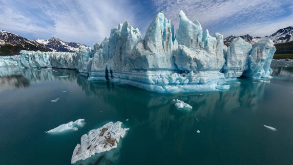 Why is Glacier Ice Blue